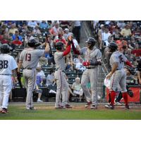 Chris Dominguez's grand slam helped the Syracuse Chiefs beat the IronPigs 9-4 Monday night