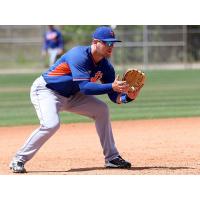 iB/3B Matt Oberste with the New York Mets