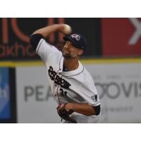 Kyle Davies hurls for the Somerset Patriots