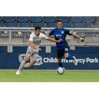 Sacramento Republic FC defender Elliott Hord vs. the Swope Park Rangers