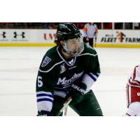 Defenseman Zach Todd with Mercyhurst University