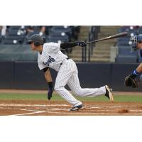 Diego Castillo swings for the Tampa Tarpons