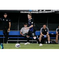Colorado Springs Switchbacks defender Kip Colvey vs. Sacramento Republic FC