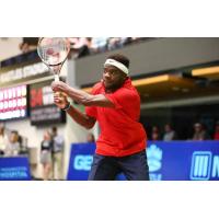 Frances Tiafoe of the Washington Kastles returns a shot