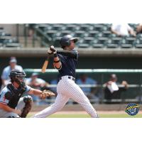 Charleston RiverDogs second baseman Oswaldo Cabrera