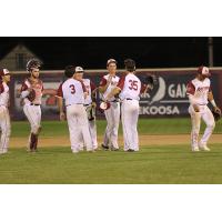 Wisconsin Rapids Rafters celebrate a win