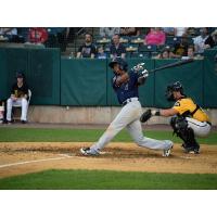 Justin Trapp of the Somerset Patriots