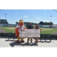 Delmarva Shorebirds Present Donation to  Big Brothers, Big Sisters of the Eastern Shore