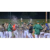 Normal CornBelters celebrate a win