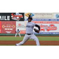 Pulaski Yankees pitcher Alexander Vizcaino