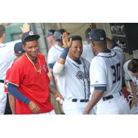 Pedro Severino of the Syracuse Chiefs hit a walk-off sacrifice fly in the 12th inning, part of a two-hit day