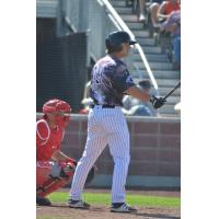 Idaho Falls Chukars First Baseman Reed Rohlman at bat