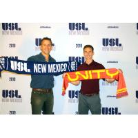 Peter Trevisani, USLNM Owner on left, Troy Lesesne, USLNM Head Coach on right