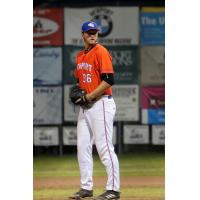 Newport Gulls pitcher Nathan Wrighter