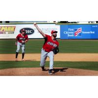 Carolina Mudcats pitcher Luke Barker