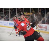 Forward Brian Ward with the Adirondack Thunder