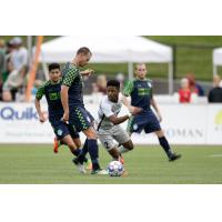 Sacramento Republic FC defender Shannon Gomez (2) vs. OKC Energy FC