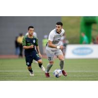 Sacramento Republic FC defender Emrah Klimenta (21) vs. OKC Energy FC