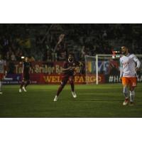 Sacramento Republic FC midfielder Jeremy Hall vs. the Swope Park Rangers