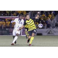 Michee Ngalina of Bethlehem Steel FC vs. the Pittsburgh Riverhounds