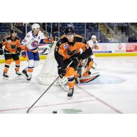 Lehigh Valley Phantoms defenseman Philippe Myers vs. the Bridgeport Sound Tigers