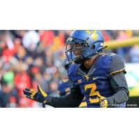 Defensive back Rick Rumph with West Virginia University