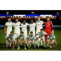 Seattle Sounders FC players wear black armbands honoring Paul Allen
