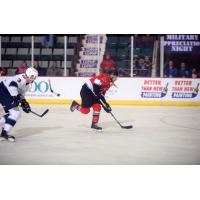 Adirondack Thunder races the Worcester Railers