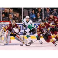 Texas Stars LW Michael Mersch vs. the Chicago Wolves
