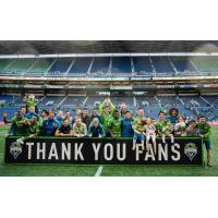 Seattle Sounders FC celebrate Fan Appreciation Day