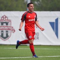 Forward Luca Uccello with Toronto FC II