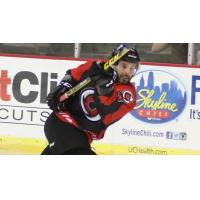 Tommy Mele with the Cincinnati Cyclones