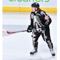 Defenseman Zach Todd with the Orlando Solar Bears...in Halloween uniform