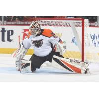 Lehigh Valley Phantoms goaltender Carter Hart vs. the Springfield Thunderbirds