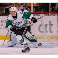 Defenseman Gavin Bayreuther with the Texas Stars