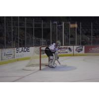 Evansville Thunderbolts goaltender Ed Minney