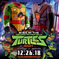 Cleveland Monsters Teenage Mutant Ninja Turtles and Foot-Clan jerseys