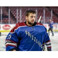 Utah Grizzlies goaltender Joe Cannata