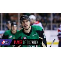Brett Leason of the Prince Albert Raiders