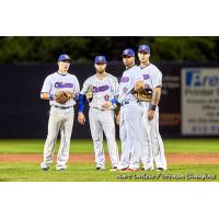 Ottawa Champions huddle on the mound