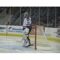 Evansville Thunderbolts goaltender Edwin Minney
