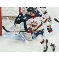 Defenseman Brandon Rumble with the Peoria Rivermen