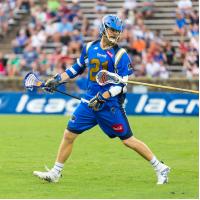 Kevin Crowley with the Charlotte Hounds