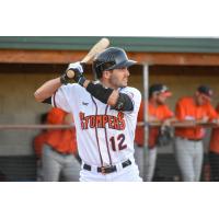 Sonoma Stompers outfielder Kenny Meimerstorf at bat