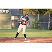 San Rafael Pacifics right fielder Javion Randle on base