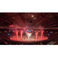 Fireworks at a Cincinnati Cyclones game