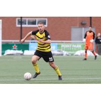 Defender Todd Pratzner with Pittsburgh Riverhounds SC