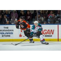 Kelowna Rockets battle the Medicine Hat Tigers