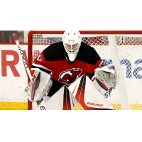 Goaltender Evan Cormier at the New Jersey Devils Development Camp