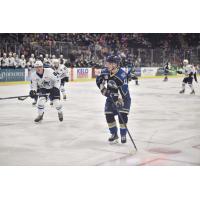 Sioux Falls Stampede center Jami Krannila vs. the Lincoln Stars